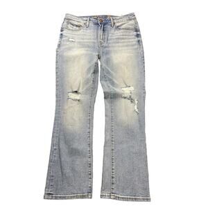 Seven 7 Fashion Jean Womens 4 Light Blue High Rise Denim Slim Through Hip Thigh‎